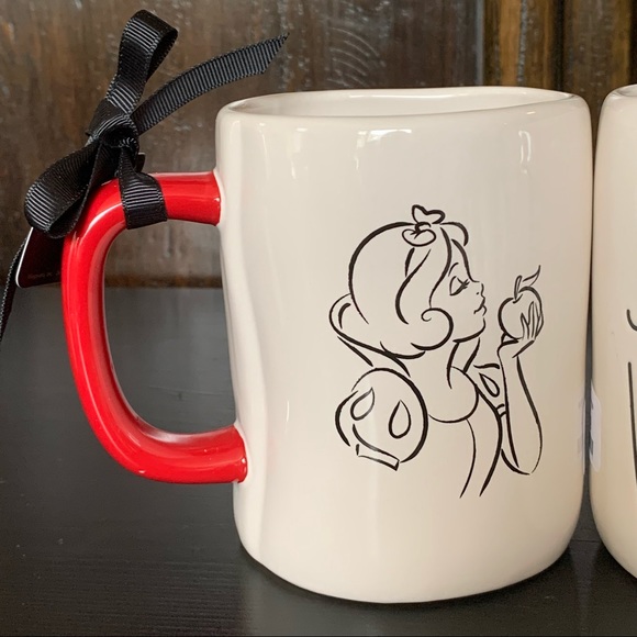 Rae Dunn SNOW WHITE Disney Princess Collection Double Sided Ceramic Mug - Picture 2 of 12